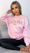 "Jadore" Sweater Sweatshirt - omgfashion.com