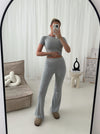 Saskia Flared Trousers Cropped Two Piece Set