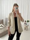 Premium Ruche Sleeved Blazer