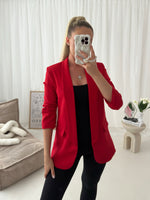 Premium Ruche Sleeved Blazer