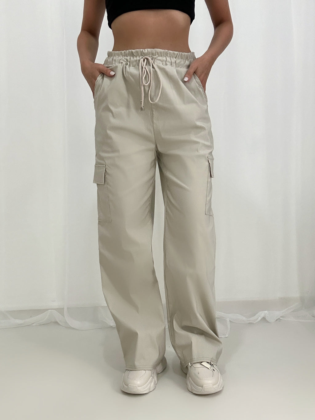 Lola Wide Leg Cargo Trousers