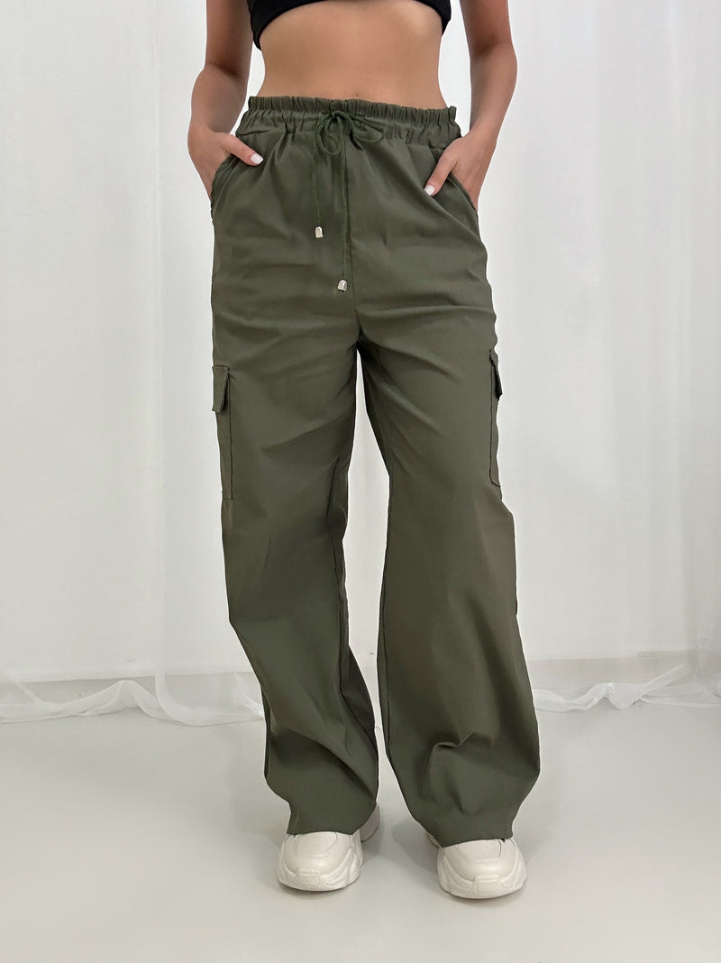 Lola Wide Leg Cargo Trousers