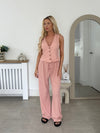 Shakira Waist Coat Two Piece Lounge Set