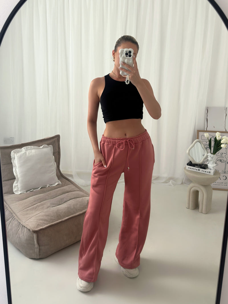 Abigail Wide Leg Jogger Trousers