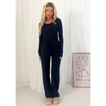 Lorna Long Sleeved Bodysuit & Trouser Two Piece Set