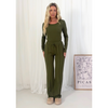 Lorna Long Sleeved Bodysuit & Trouser Two Piece Set