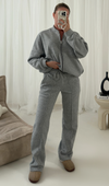 Giselle Zipped Wide Leg Tracksuit Lounge Set