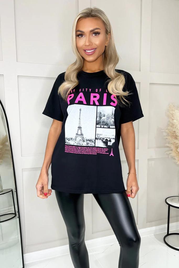 " CITY OF PARIS " Oversized T-Shirt