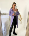 Cable Hooded Chunky Thick Knitted Cardigan