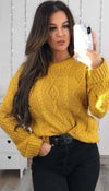 Chunky Cable Knitted Jumper - omgfashion.com