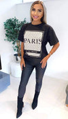 "PARIS ALA MODE" T-Shirt - omgfashion.com